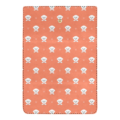 Bichons Frise Pattern Print Design 02 Women's Trifold Wallet