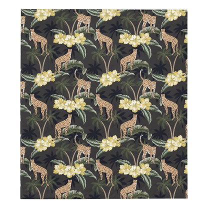 Cheetah Pattern Print Design 04 Premium Quilt