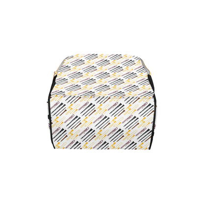 Clarinet Pattern Print Design 01 Diaper Bag Backpack