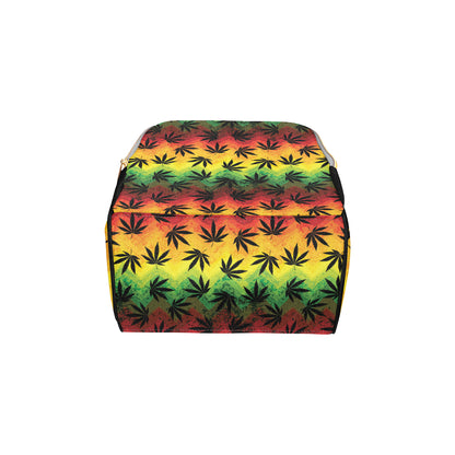 Rasta Pattern Print Design A02 Diaper Bag Backpack