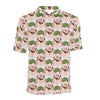 Pig Print Design LKS403 Men Polo Shirt