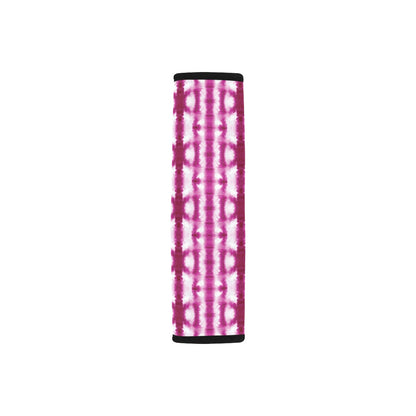 Tie Dye Dark Pink Print Design LKS303 Car Seat Belt Cover