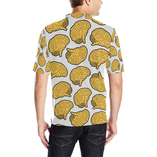 Psychology Pattern Print Design A01 Men Polo Shirt