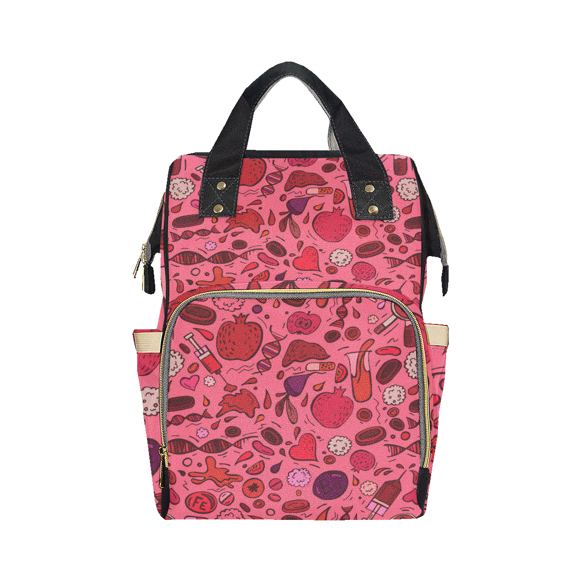 Phlebotomist Pattern Print Design A01 Diaper Bag Backpack
