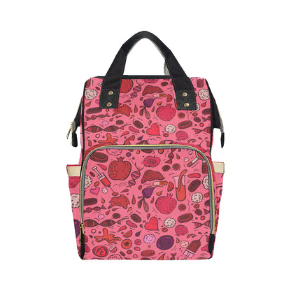 Phlebotomist Pattern Print Design A01 Diaper Bag Backpack