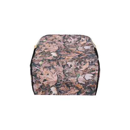 Camouflage Realistic Tree Leaf Print Diaper Bag Backpack