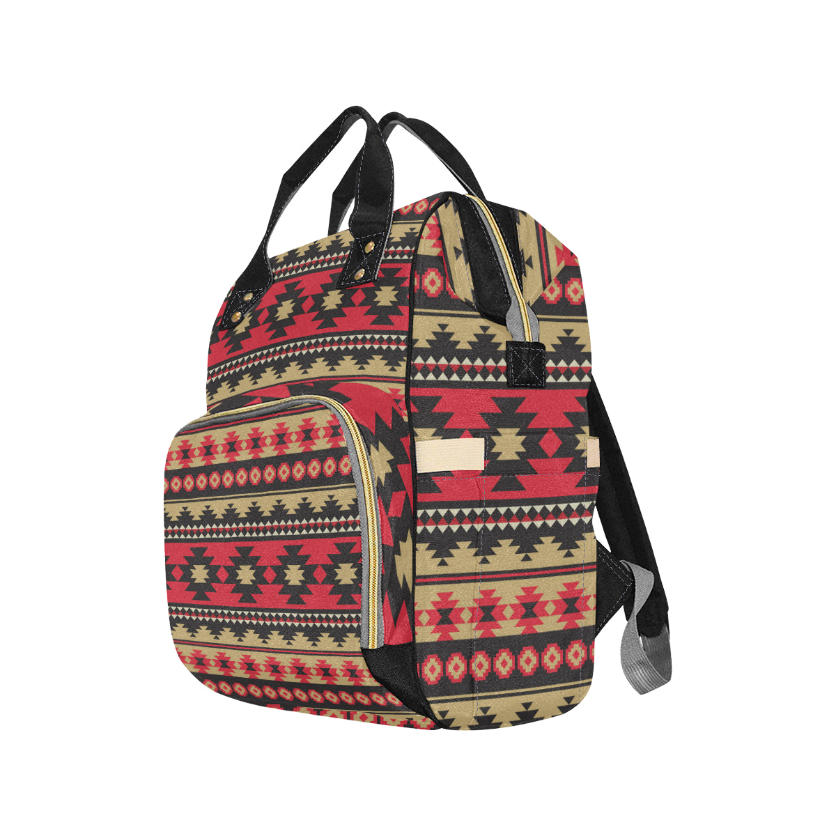 Navajo Pattern Print Design A04 Diaper Bag Backpack