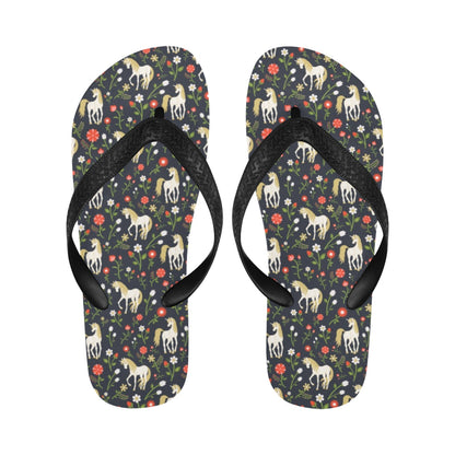 Unicorn Print Design LKS301 Flip Flops
