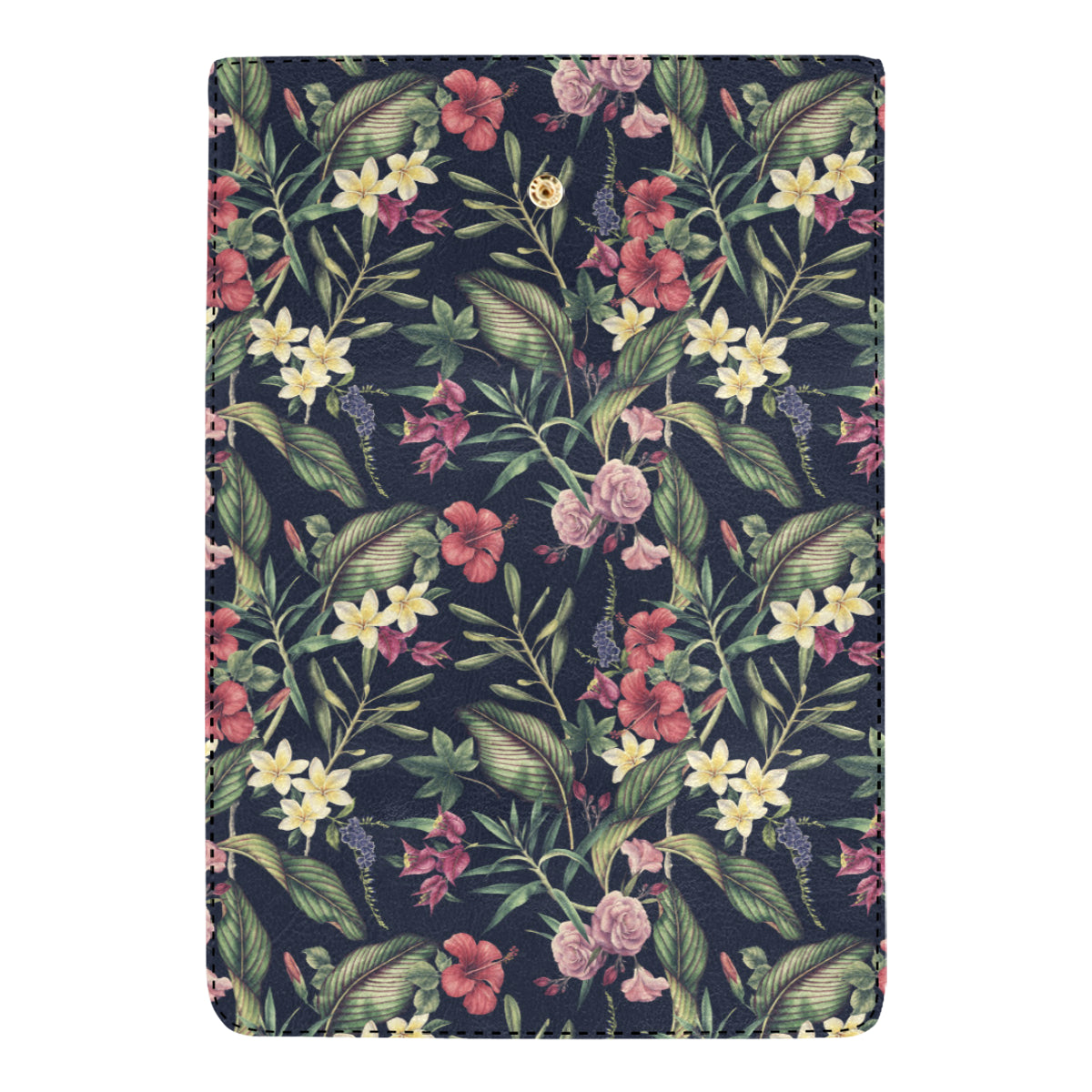 Tropical Flower Pattern Women's Trifold Wallet