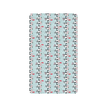 Penguin Sking Design Rubber Doormat