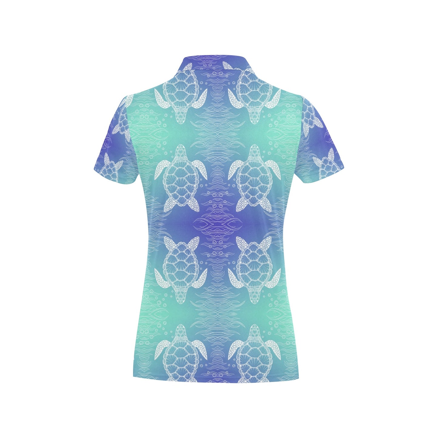 Sea Turtle Draw Women's Polo Shirt