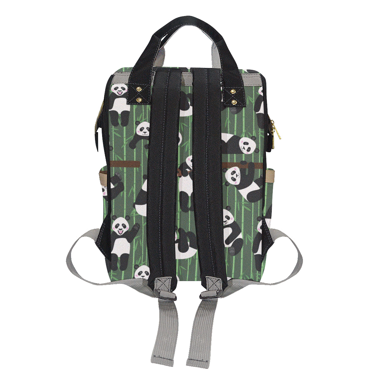 Panda Pattern Print Design A04 Diaper Bag Backpack