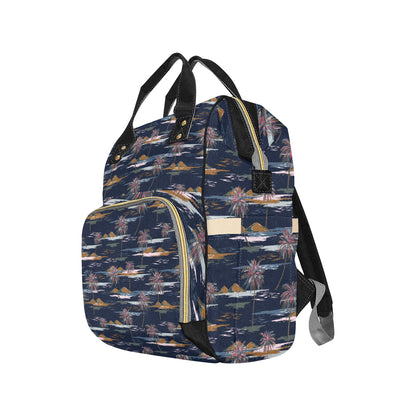 Pacific island Pattern Print Design A06 Diaper Bag Backpack