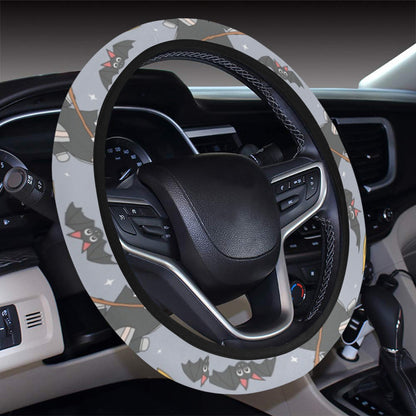 Witch Print Design LKS307 Steering Wheel Cover with Elastic Edge