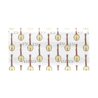Banjo Print Design LKS402 Women's Trifold Wallet