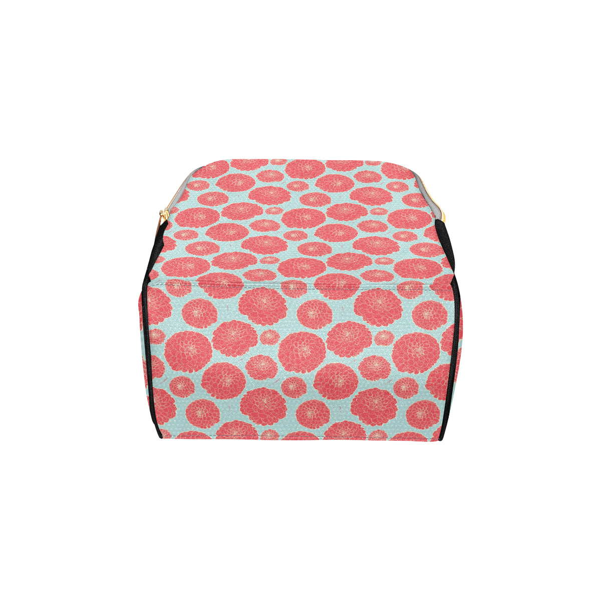 Marigold Pattern Print Design MR03 Diaper Bag Backpack