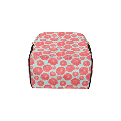 Marigold Pattern Print Design MR03 Diaper Bag Backpack