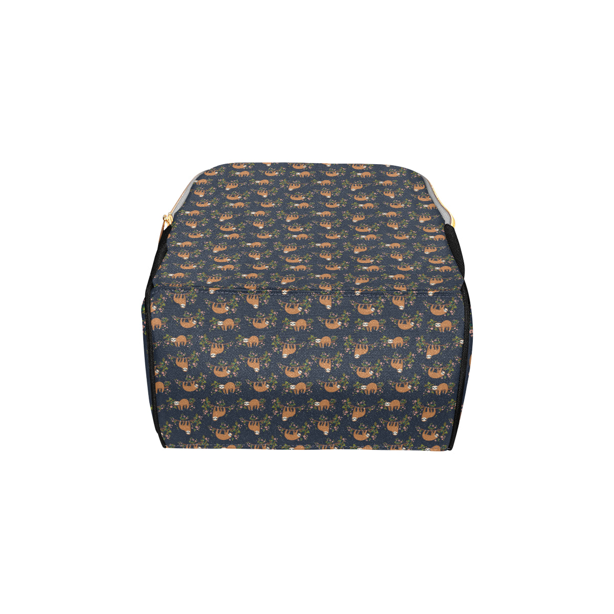 Sloth flower Design Themed Print Diaper Bag Backpack