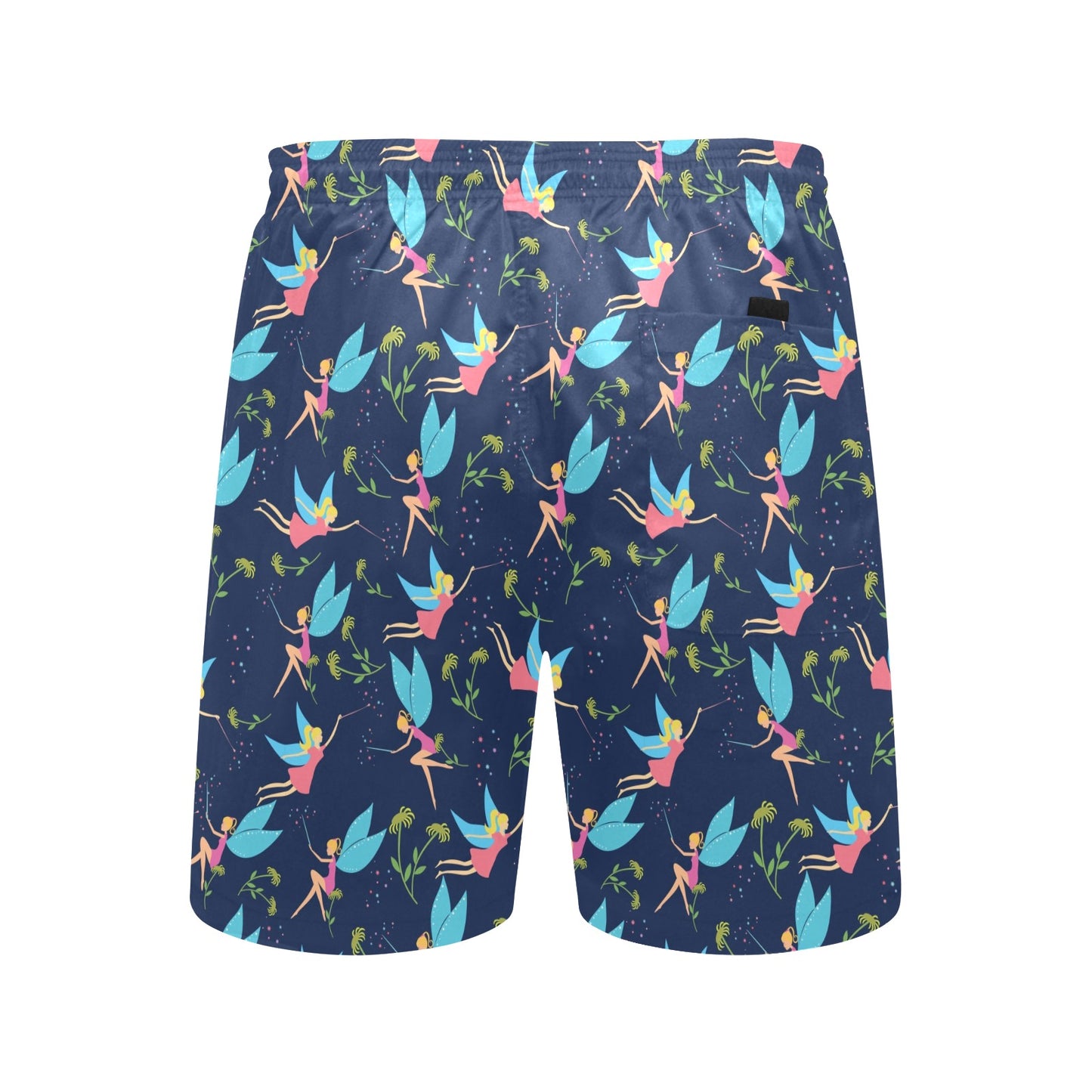 Fairy with flower Print Pattern Men's Swim Trunks Beach Shorts