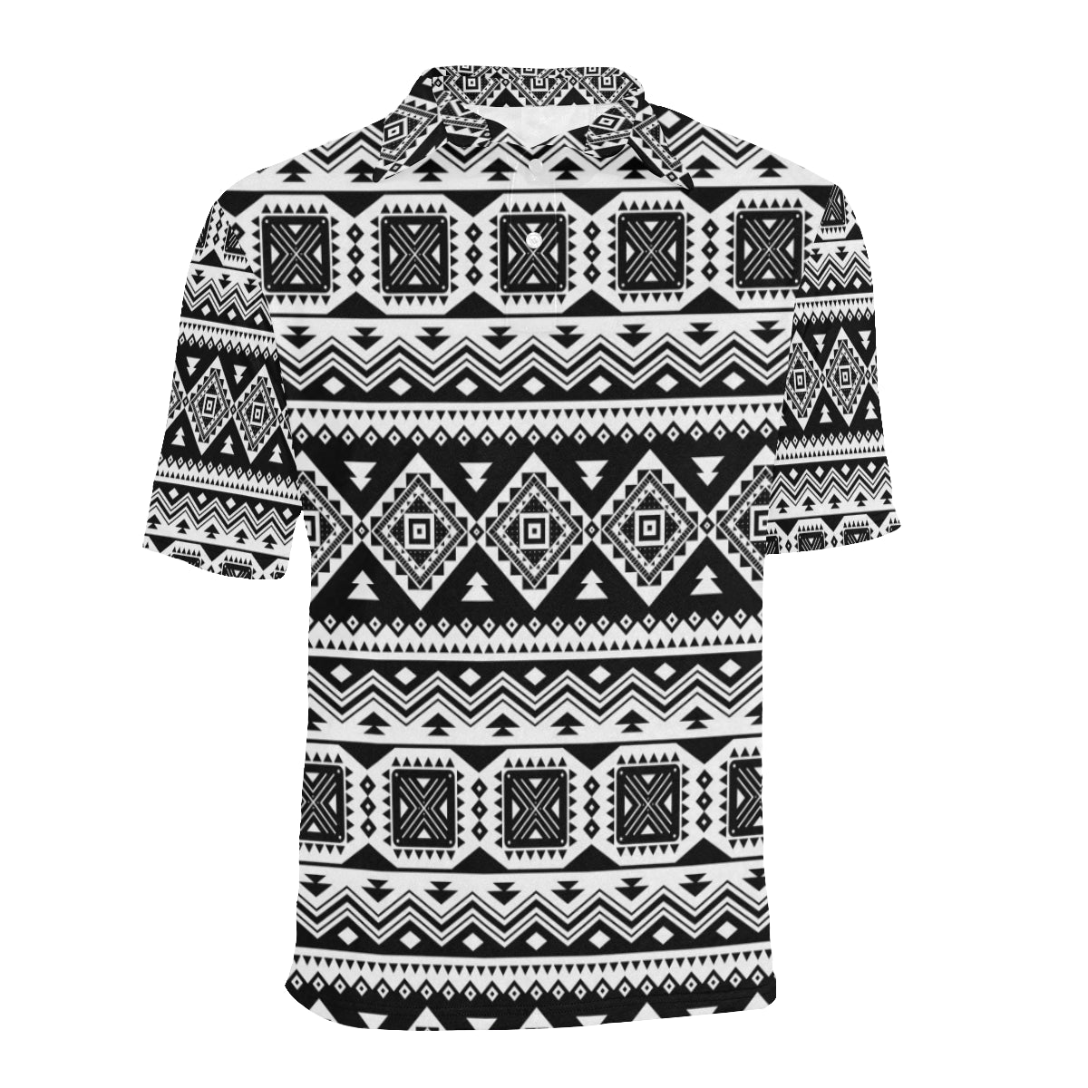Aztec Pattern Print Design 08 Men Polo Shirt