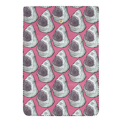 Great White Shark Pattern Print Design 01 Women's Trifold Wallet
