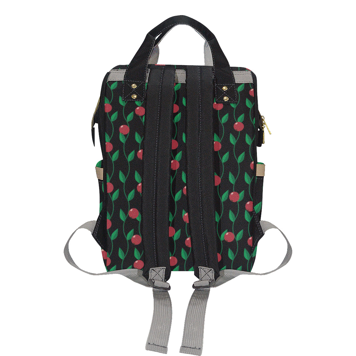 Cranberry Pattern Print Design CB01 Diaper Bag Backpack