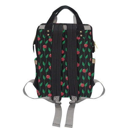Cranberry Pattern Print Design CB01 Diaper Bag Backpack
