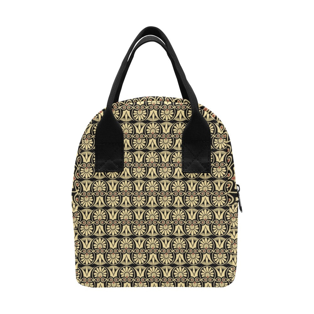 Ancient Greek Print Design LKS3014 Insulated Lunch Bag