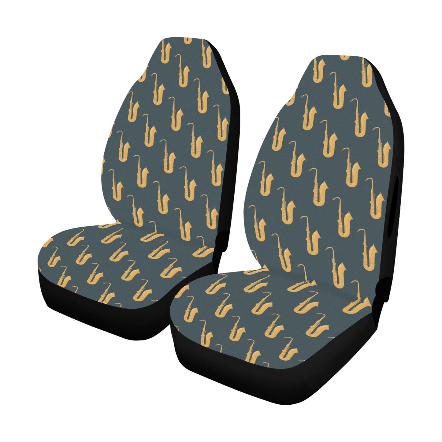 Saxophone Print Design LKS401 Car Seat Covers