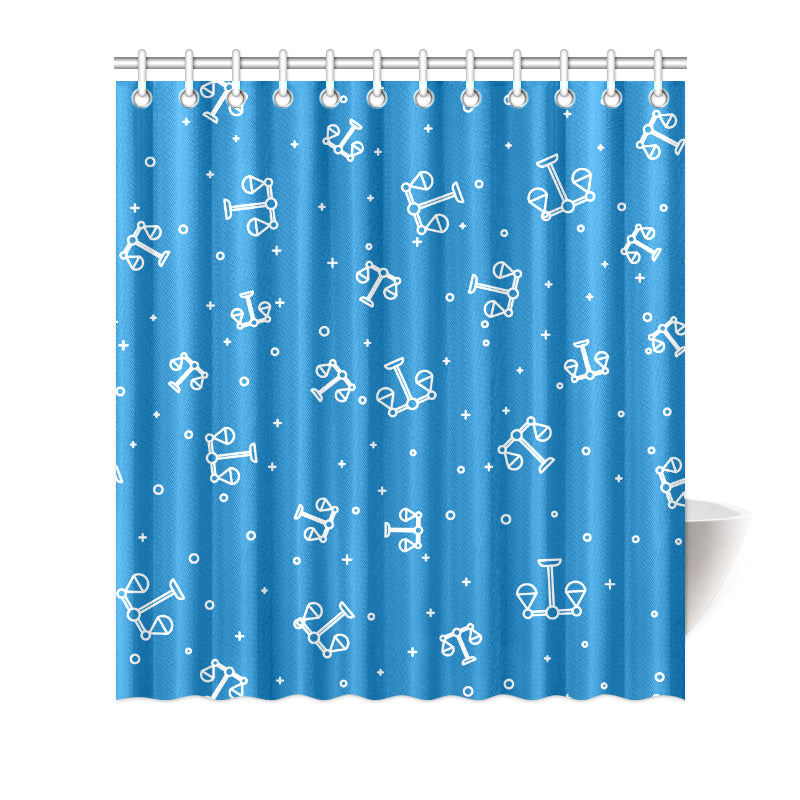 Libra Pattern Print Design 05 Shower Curtain