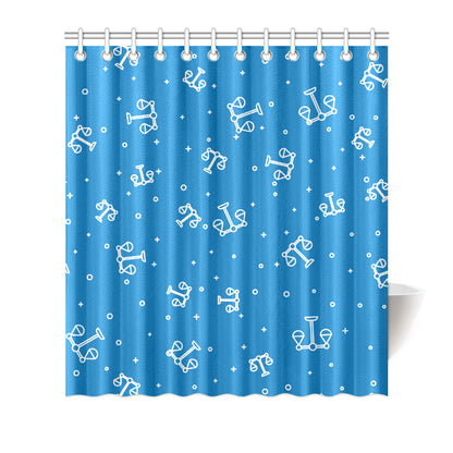 Libra Pattern Print Design 05 Shower Curtain