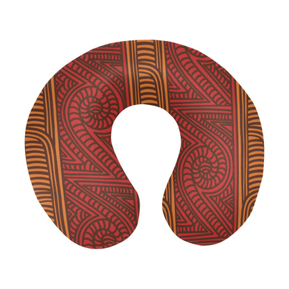 Maori Pattern Print Design 05 U-Shaped Travel Neck Pillow
