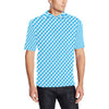 Gingham Print Design LKS401 Men Polo Shirt