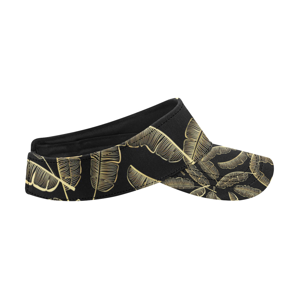 Banana Leaf Pattern Print Design BL07 Unisex Sun Visor