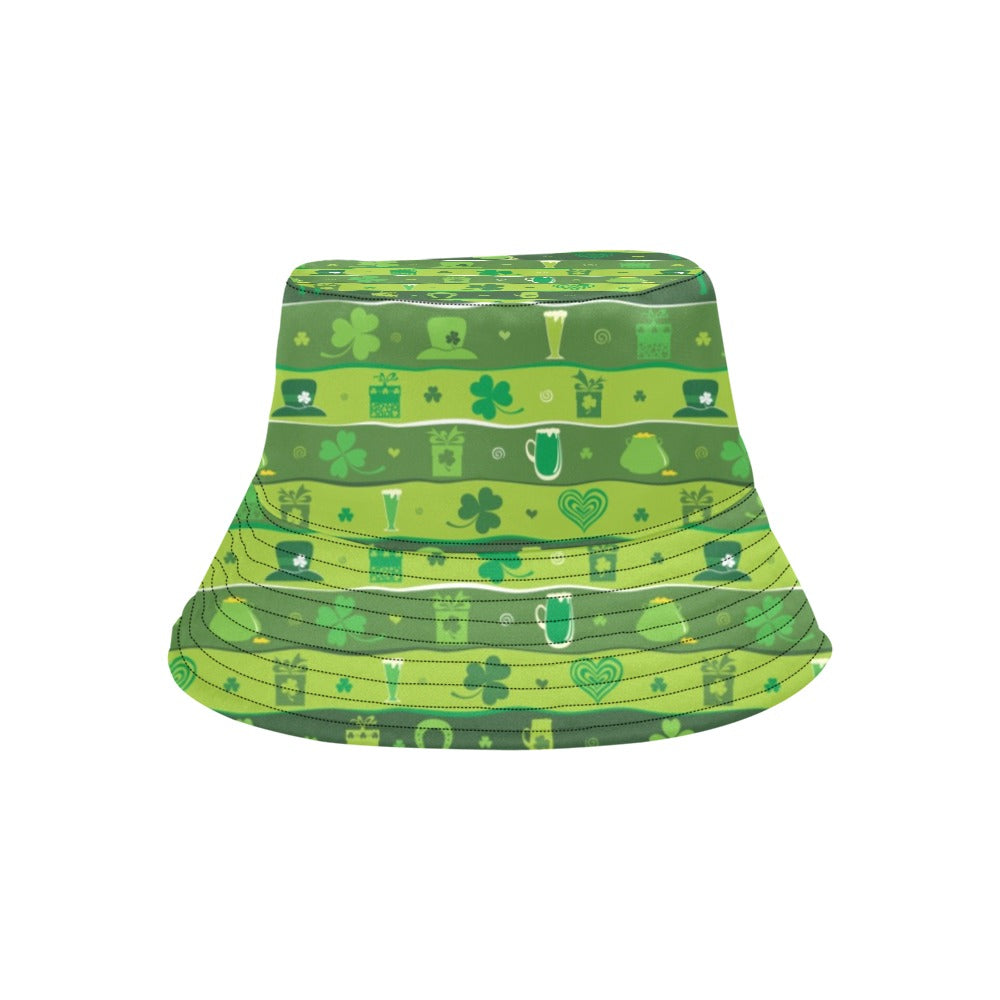 Shamrock Print Design LKS303 Unisex Bucket Hat