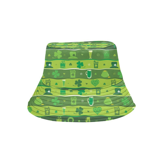 Shamrock Print Design LKS303 Unisex Bucket Hat