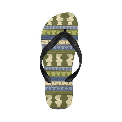 Ancient Greek Statue Print Design LKS301 Flip Flops