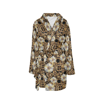 Steampunk Print Design LKS305 Women's Fleece Robe