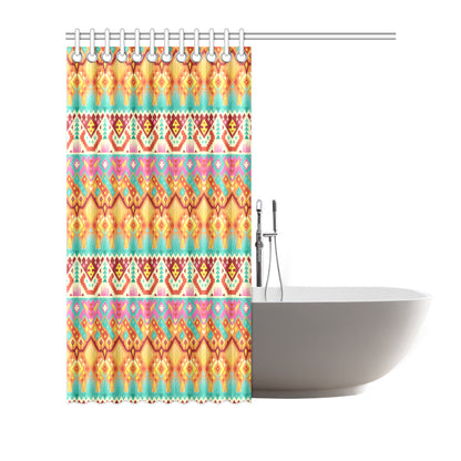 Aztec Pattern Print Design 03 Shower Curtain
