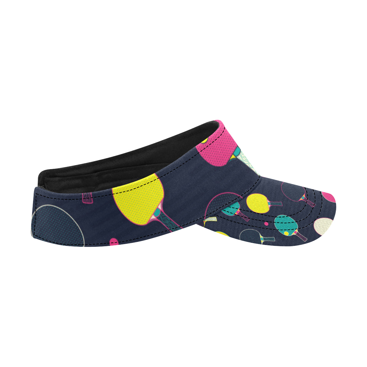 Ping Pong Pattern Print Design A04 Unisex Sun Visor