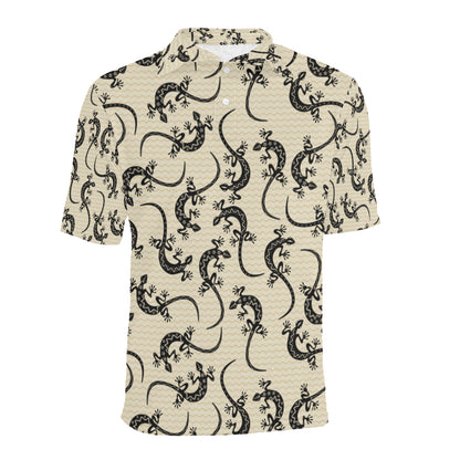 lizard Pattern Print Design 02 Men Polo Shirt