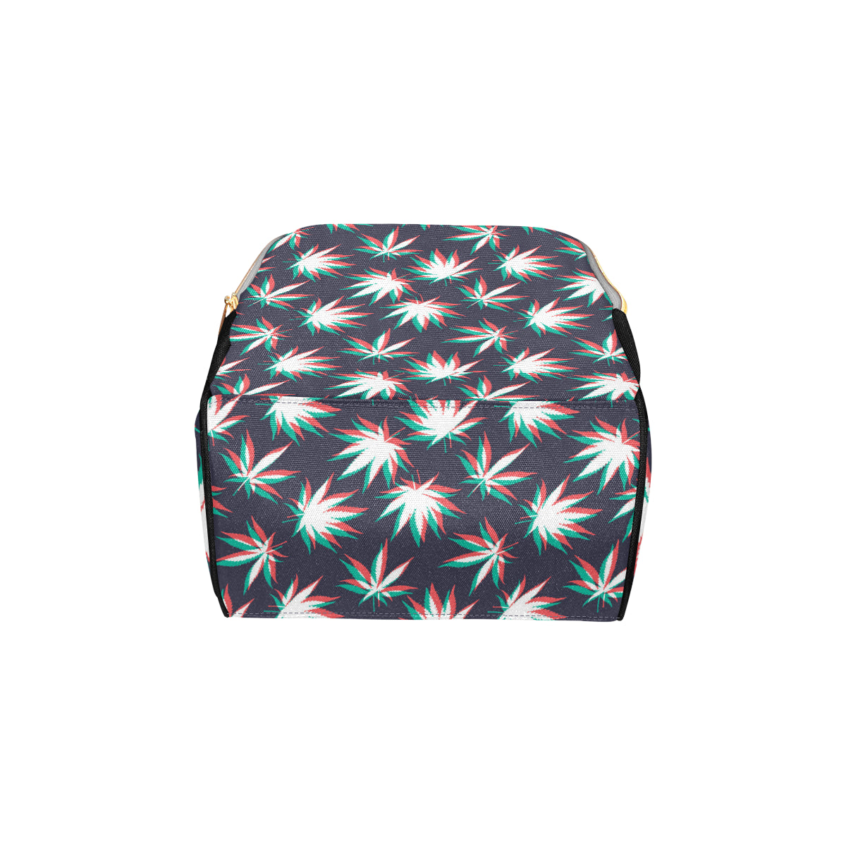 Pot Leaf Pattern Print Design A01 Diaper Bag Backpack