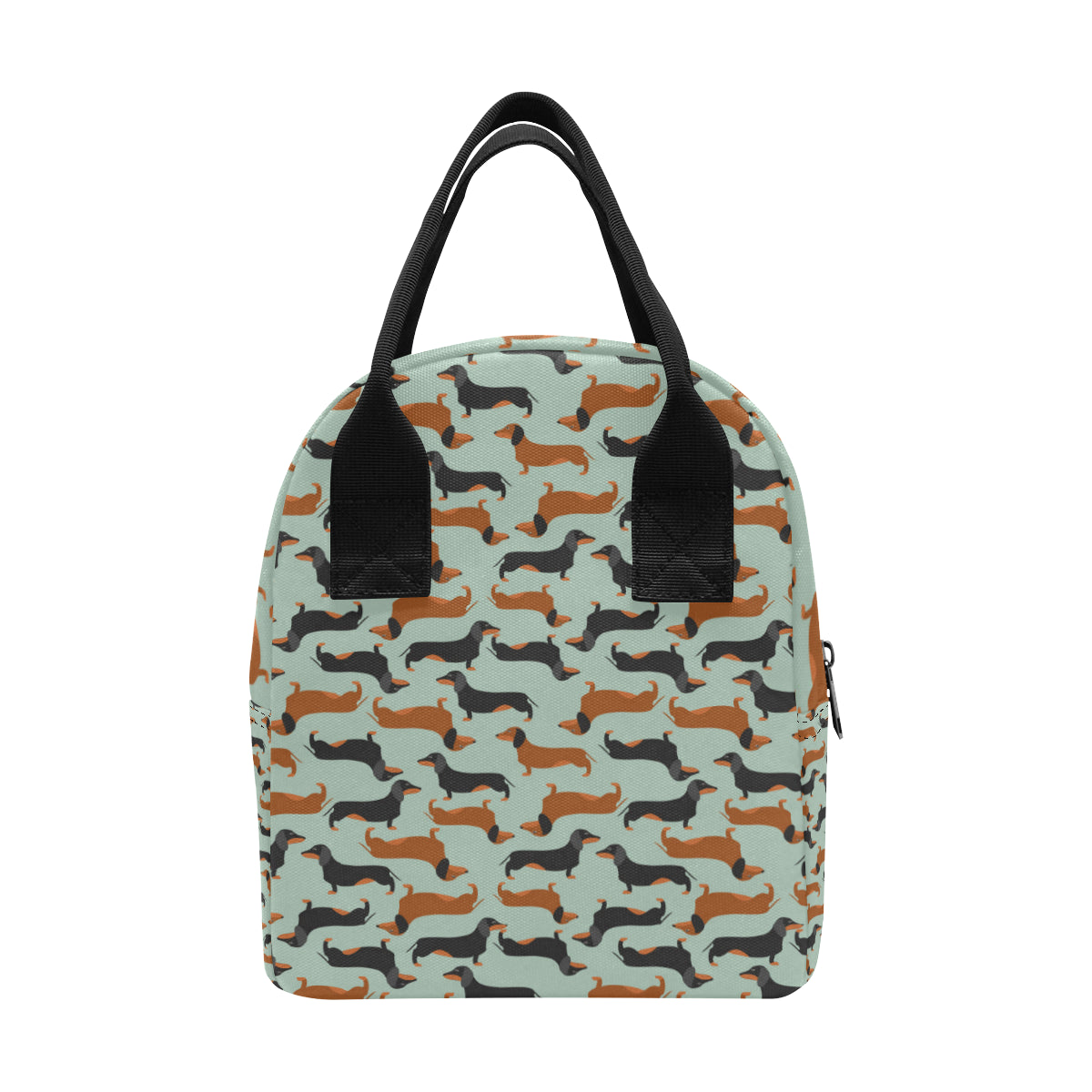 Dachshund Cute Print Pattern Insulated Lunch Bag