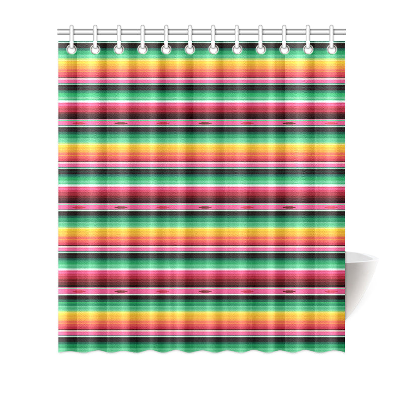 Mexican Blanket Classic Print Pattern Shower Curtain