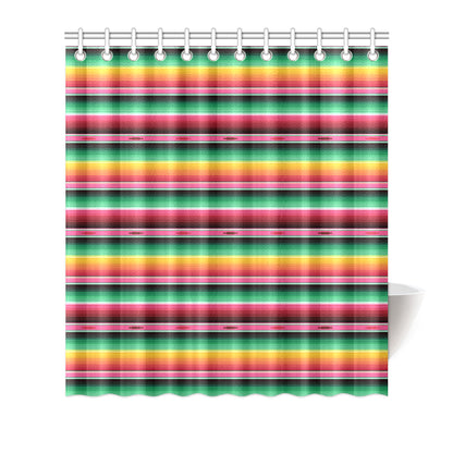Mexican Blanket Classic Print Pattern Shower Curtain