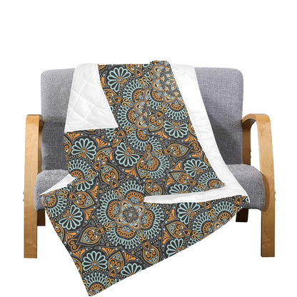 Mandala Pattern Print Design 05 Premium Quilt