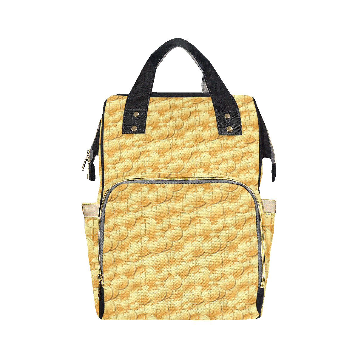 Dollar Pattern Print Design DO03 Diaper Bag Backpack