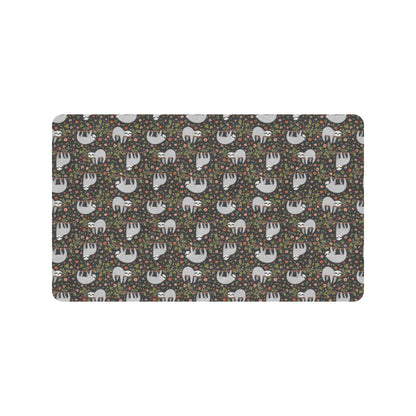Sloth Cute Design Themed Print Rubber Doormat