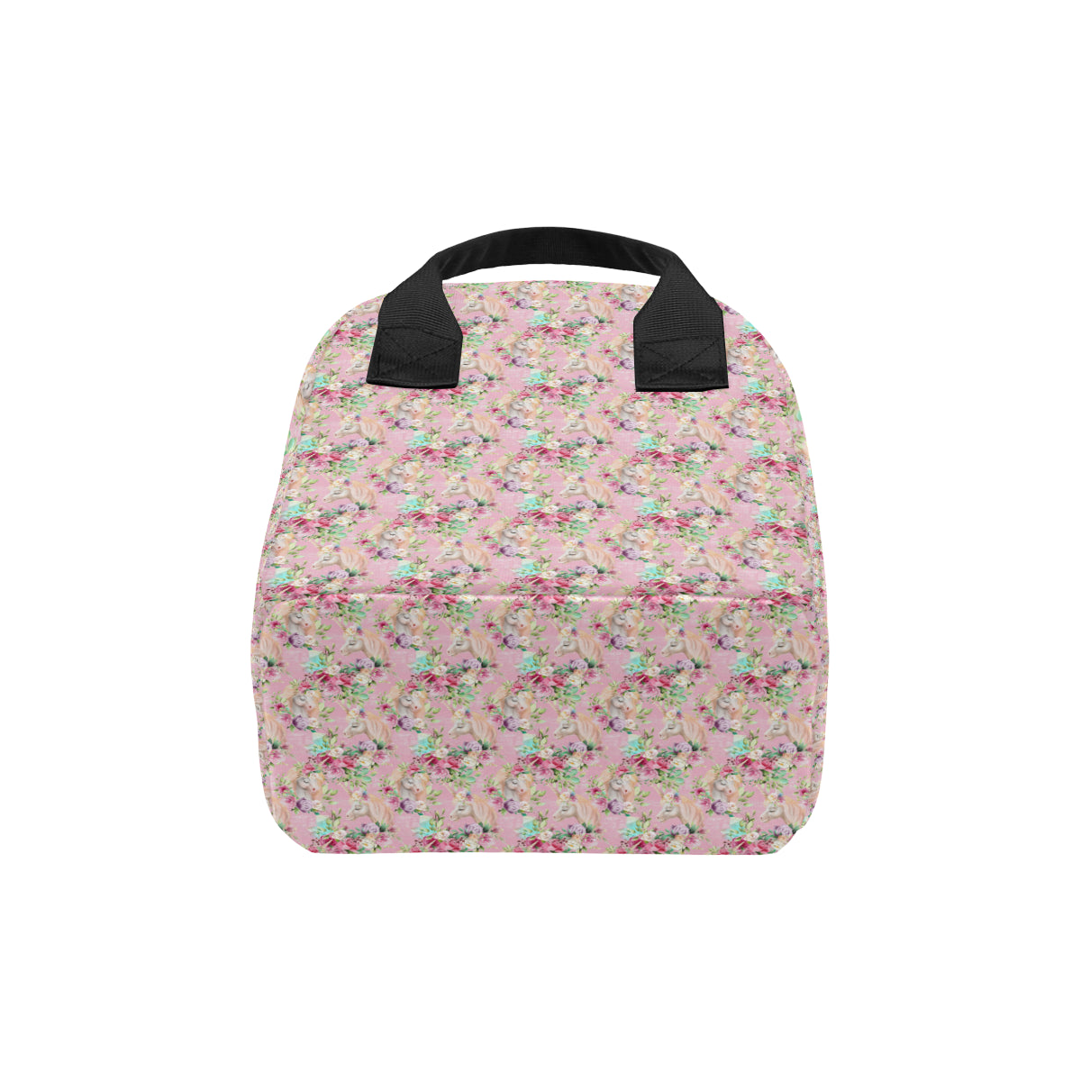 Unicorn Princess with Rose Insulated Lunch Bag