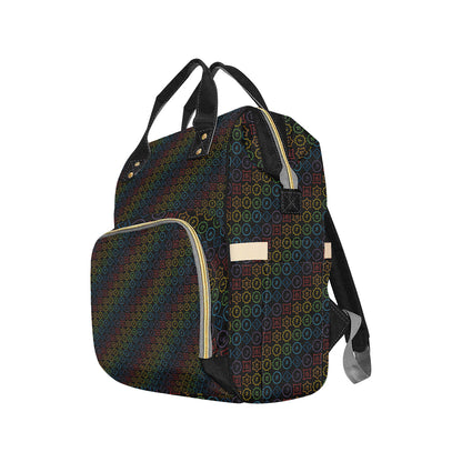 Chakra Colorful Symbol Pattern Diaper Bag Backpack